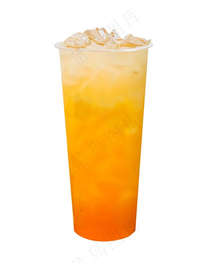 奶茶饮品图片-柠檬红茶（免抠图）