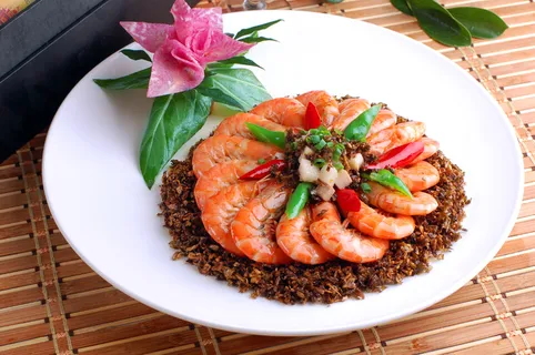 XCXC0840冬菜焖明虾 XCXC0840冬菜焖明虾