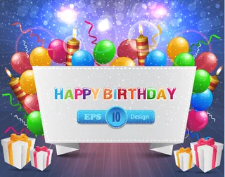 设计儿童生日背景