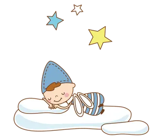 孩子睡觉卡通