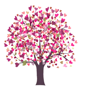爱心树情人节