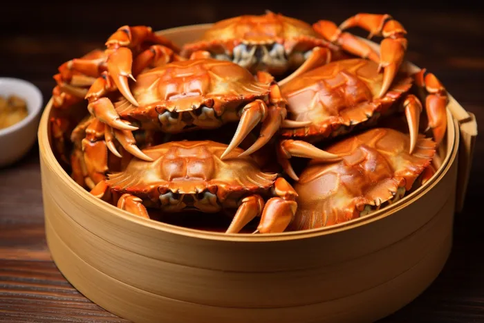 螃蟹秋季美食摄影图 (4032x2688)