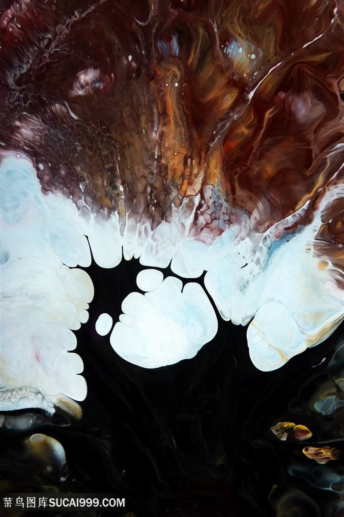 抽象水彩时尚艺术画