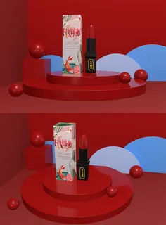 中国风国潮新春春节包装样机模板