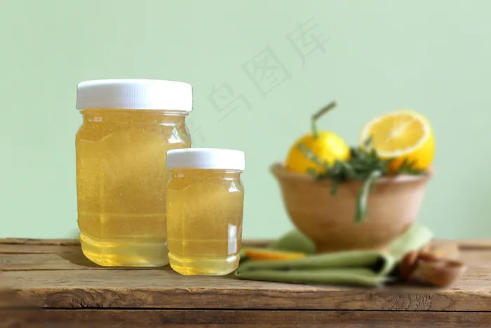 黄色瓶子蜂蜜