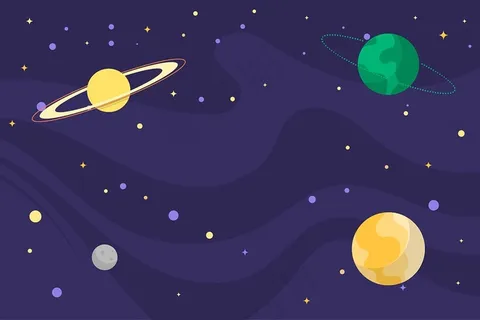 可爱卡通紫色星空天空宇宙太空星球星系幻彩背景 可爱卡通紫色星空天空宇宙太空星球星系幻彩背景