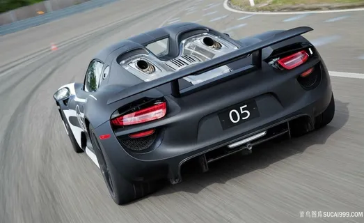 唯美跑车道路美景