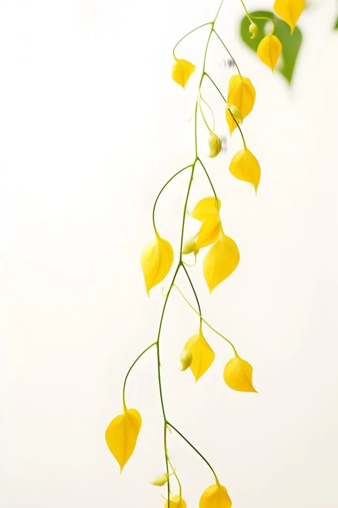 花朵黄色简约背景(2400x3600)