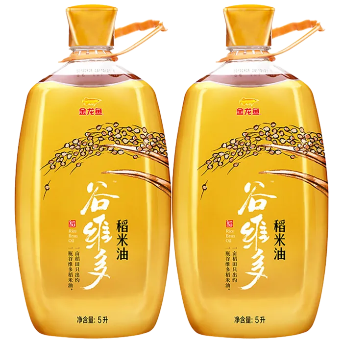 金龙鱼稻米油5升超市商品白底图免抠实物摄影png格式图片透明底