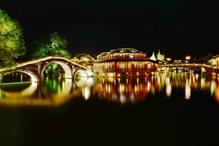 美丽的浙江乌镇素材