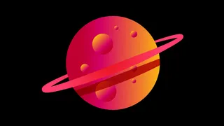 黑色背景、粉色球体素材背景