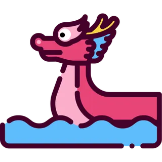 端午节装饰龙舟元素