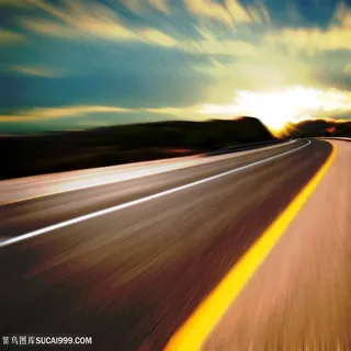 美丽的道路景色高清图片