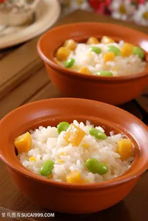 中华美食粗粮蒸米饭盅实拍摄影图中华美食 中华美食粗粮蒸米饭盅实拍摄影图中华美食