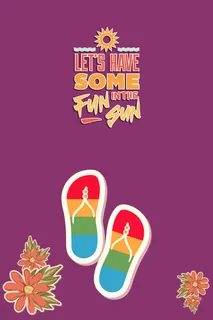 夏天海报|矢量|插画|扁平|风格