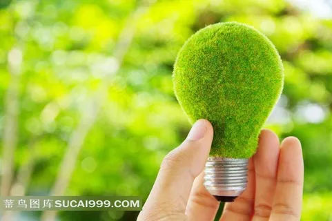 环保电灯素材图片
