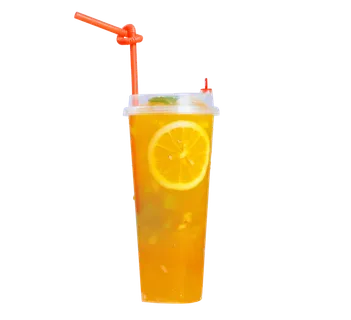 奶茶照片拍摄果汁 柠檬柚子菠萝水果茶