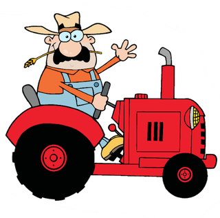 开拖拉机现代农业