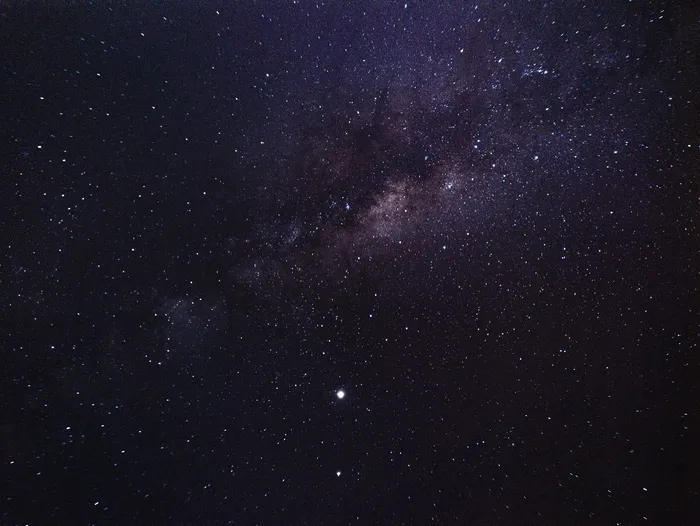黑色星空摄影素材