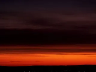 天边的晚霞图片