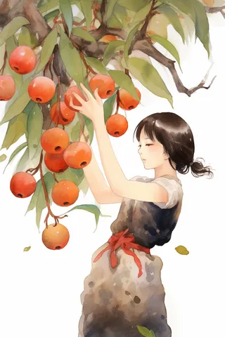 荔枝水果摄影图