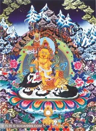 毗沙门天王唐卡