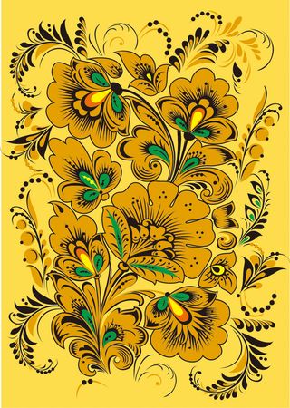 中式传统花朵纹样