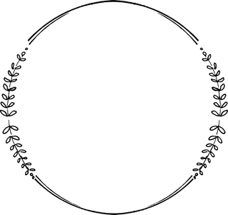 线条花边卡通素材