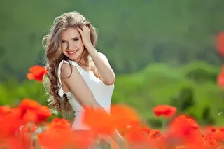 甜素纯女生唯美图片