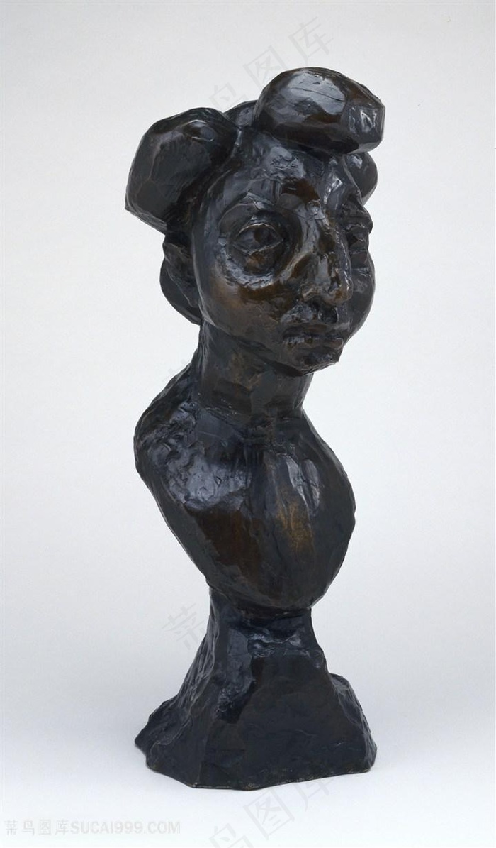 马蒂斯水彩女性雕塑装饰画