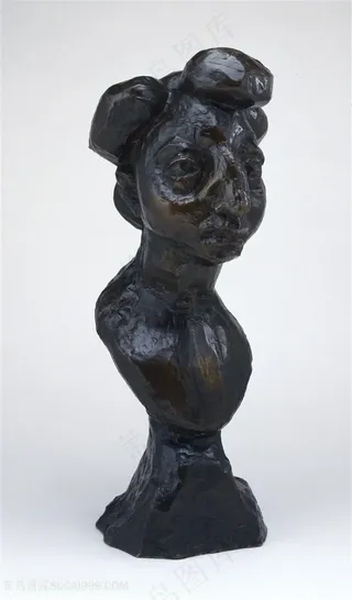 马蒂斯水彩女性雕塑装饰画