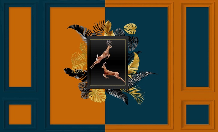 爱马仕护墙板背景墙