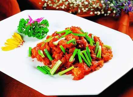 川菜湘菜高清菜谱 香葱炒虎掌 川菜湘菜高清菜谱 香葱炒虎掌
