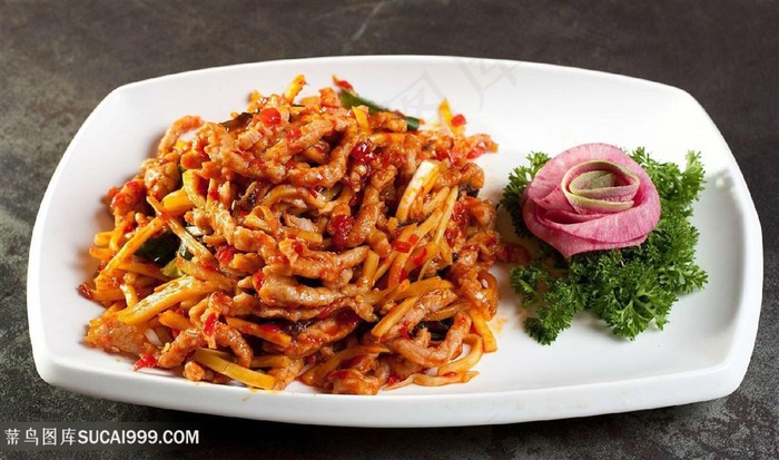鱼香肉丝美食图片