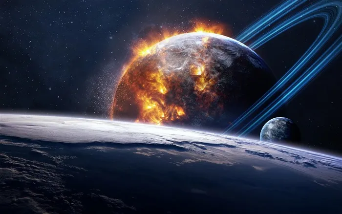 唯美的星球宇宙景色图片素材
