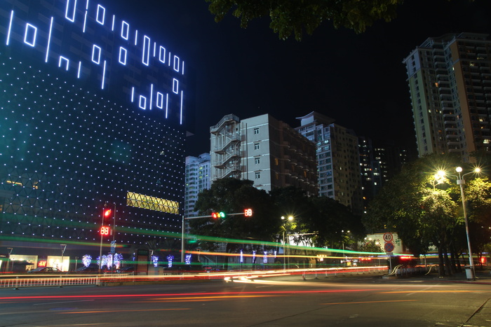 高清唯美城市夜景高楼大厦
