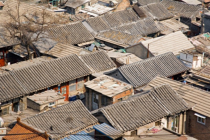 胡同风景建筑摄影图片