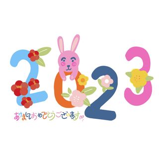 兔年2023年水数字挂画