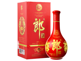 超市商品清晰大图免抠实物摄影png格式图片透明底品牌白酒红花郎(1)