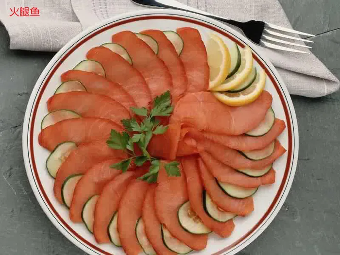 火腿片美食元素菜品psd模版下载