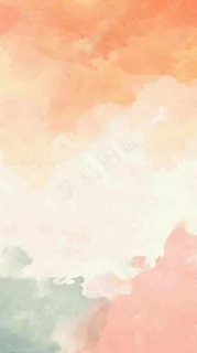 水墨泼墨粉色绿色渐变纹理背景