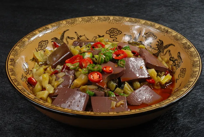 CXC01863浆水菜烧鸭血32.2-