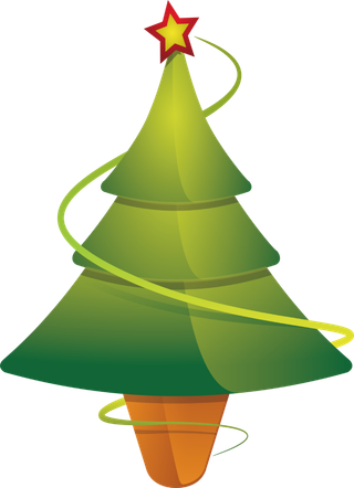 圣诞节平安夜圣诞树免扣素材圣诞元素