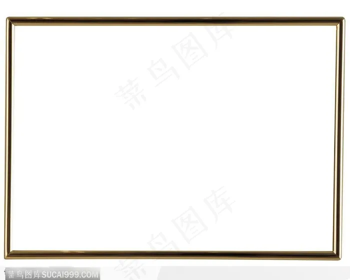 精细金边相框