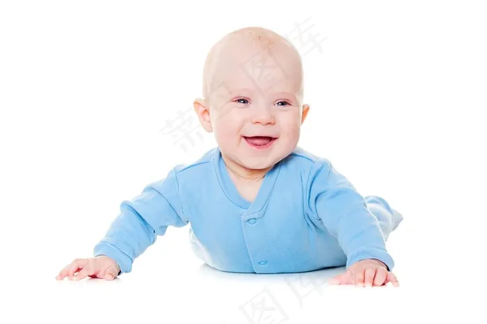 双手撑地的宝宝高清图片