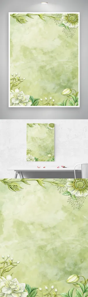 小清新鲜花背景素材