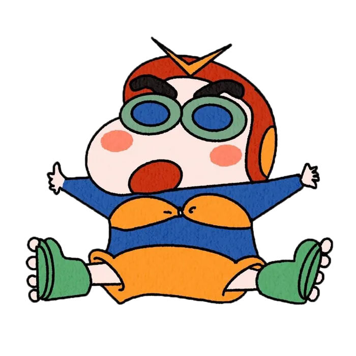 蜡笔小新卡通溜冰鞋