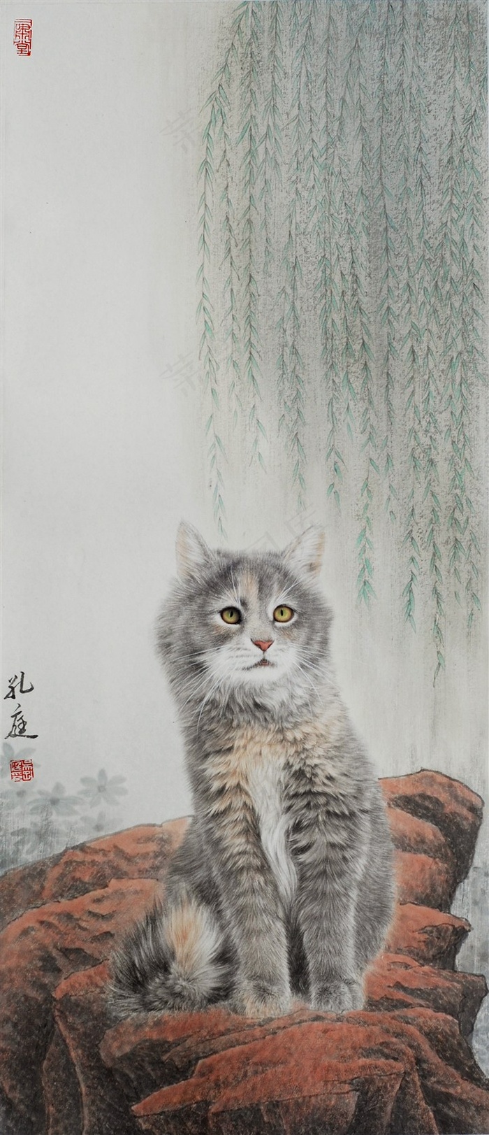 国画猫艺术画