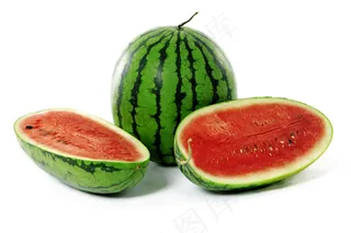 成熟的西瓜图片