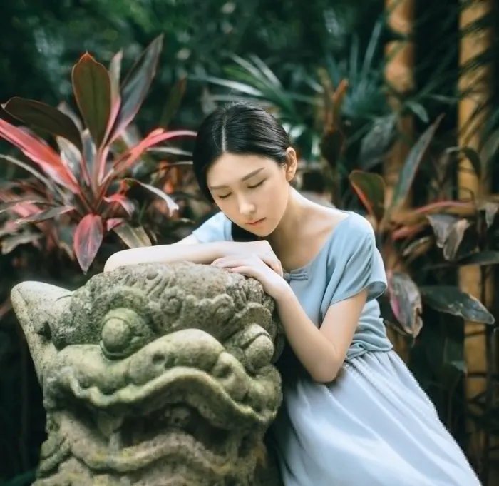 摄影图片人物美女模特照片